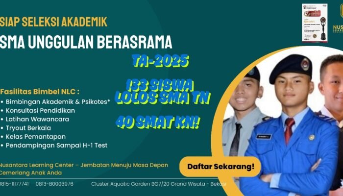 Persiapkan Masa Depan Gemilang Anak Sejak Awal Masuk SMA!