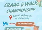 Lomba Merangkak dan Berjalan untuk Bayi di Grand Wisata Carnival Bekasi