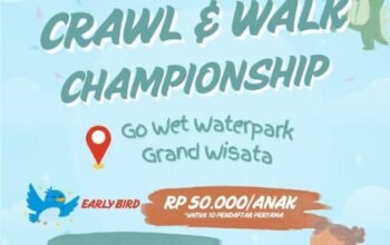 Lomba Merangkak dan Berjalan untuk Bayi di Grand Wisata Carnival Bekasi