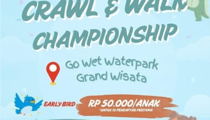 Lomba Merangkak dan Berjalan untuk Bayi di Grand Wisata Carnival Bekasi