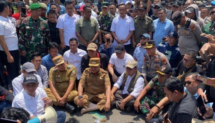 Demo Mahasiswa di DPRD Kota Bekasi Berlangsung Damai