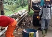 DLH & DBMSDA Kerahkan Alat Berat Atasi Sampah di Kali Baru Bekasi