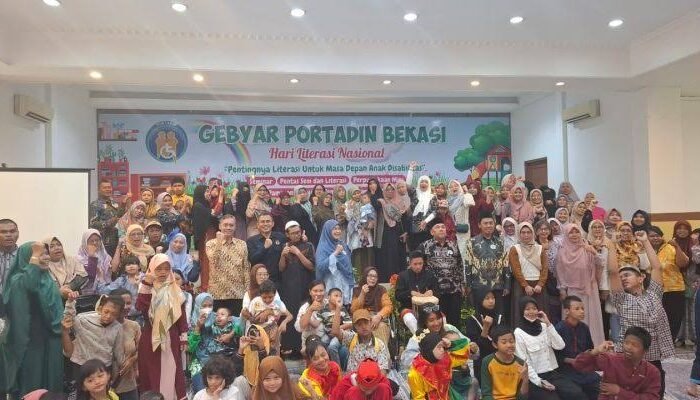 Gebyar PORTADIN Bekasi 2025 Dorong Literasi untuk Anak Disabilitas