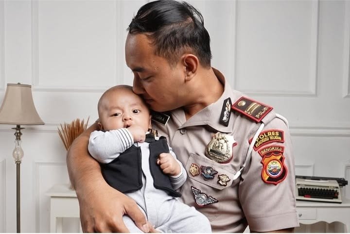 Polri humanis Bengkulu Eka Hardiansyah berseragam