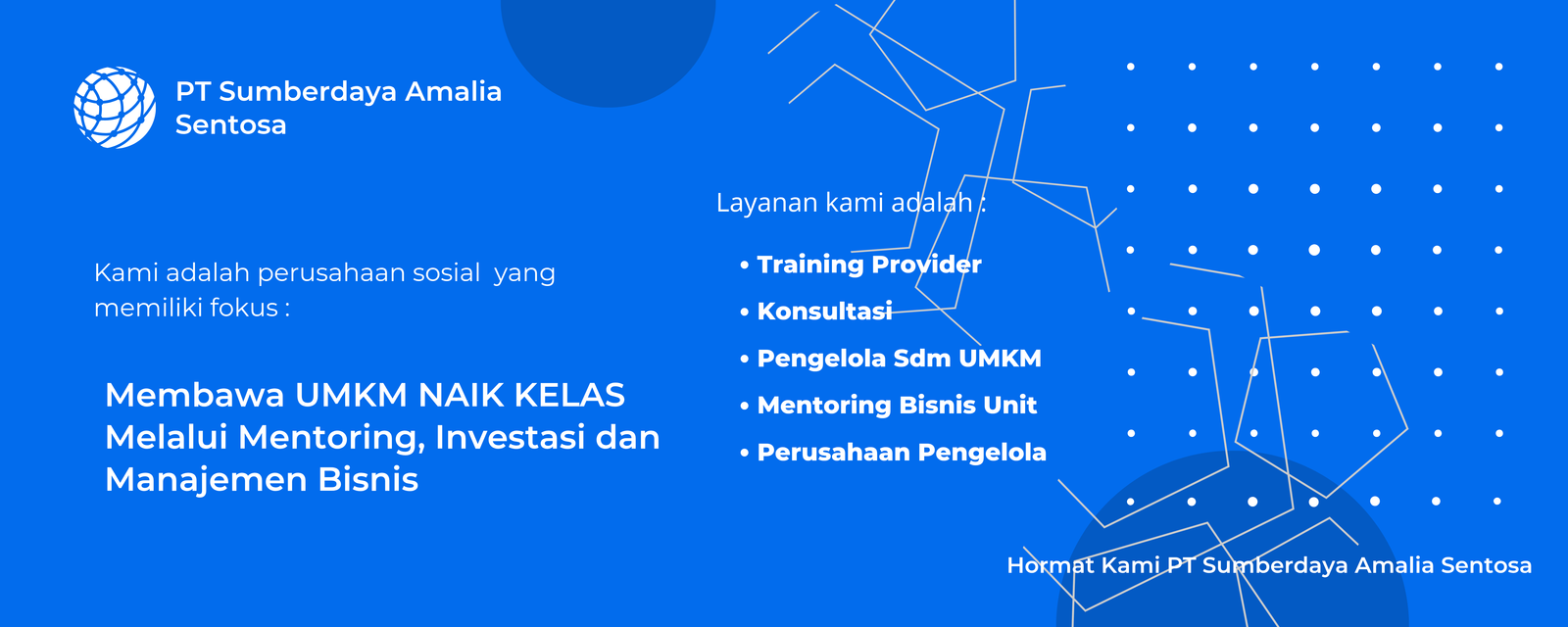 PT Sumber Amalia Sentosa Sebagai Investor UMKM